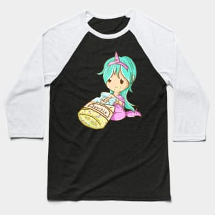 Anime Unicorn Girl Baseball T-Shirt